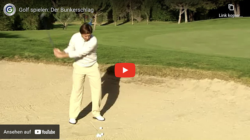 Golf spielen: Der Bunkerschlag. Video laden